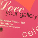 Love your gallery poster and brochure for Carriage Factory Gallery, Newton, Kansas